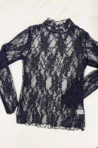 Wholesale Fashion Trends - Hailee Print Lace Top