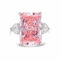 Diana M Jewels - Women's Radiant Lab-Grown Diamond Ring (20.00 Ct) - Signature