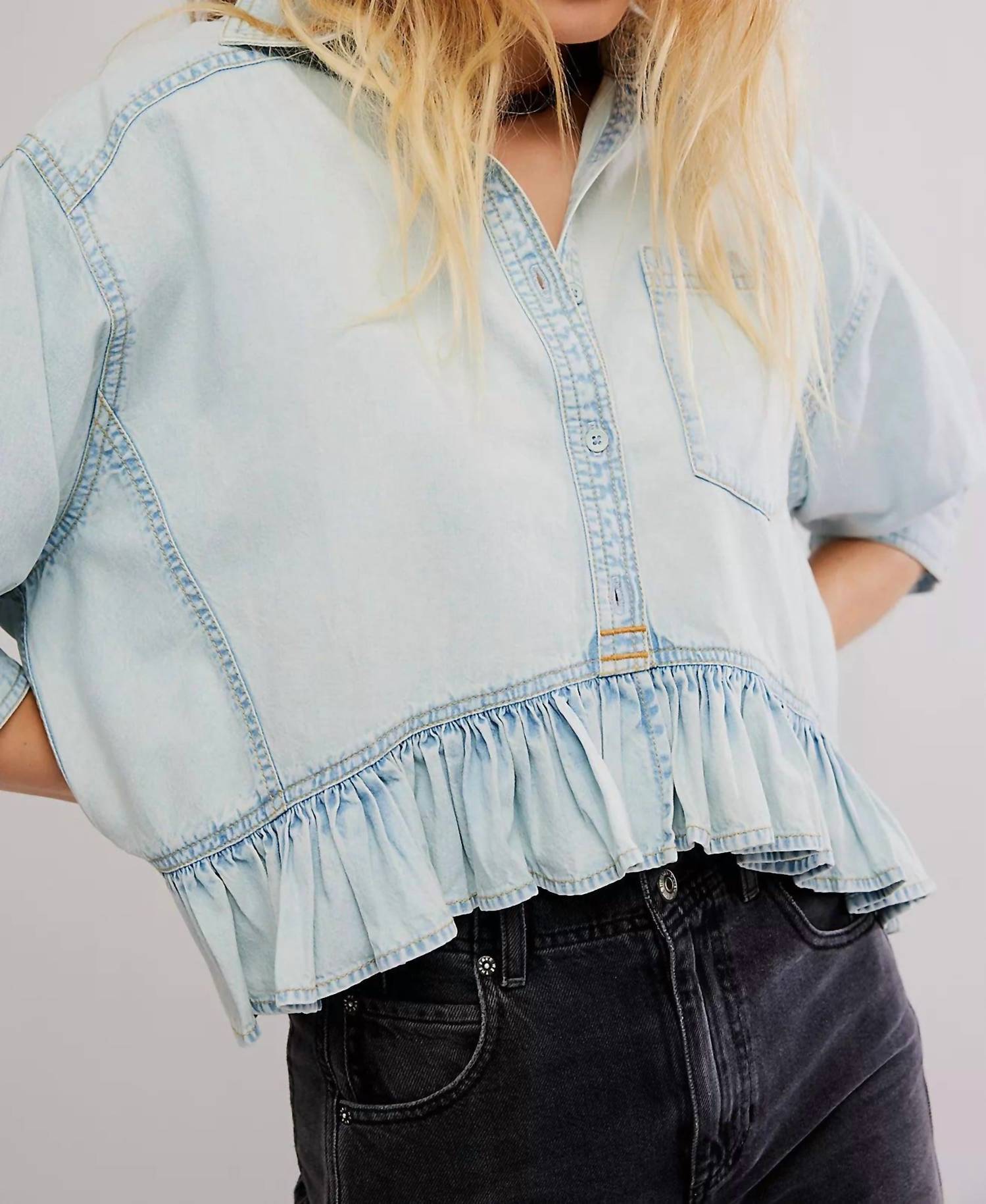 Free People - Bailey Relaxed Oversized Shirt