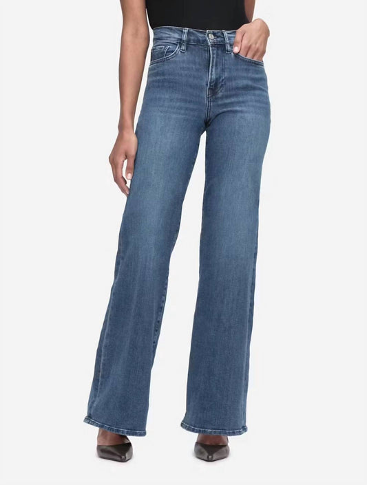 Frame - Le Slim Palazzo Temple Pocket Jeans