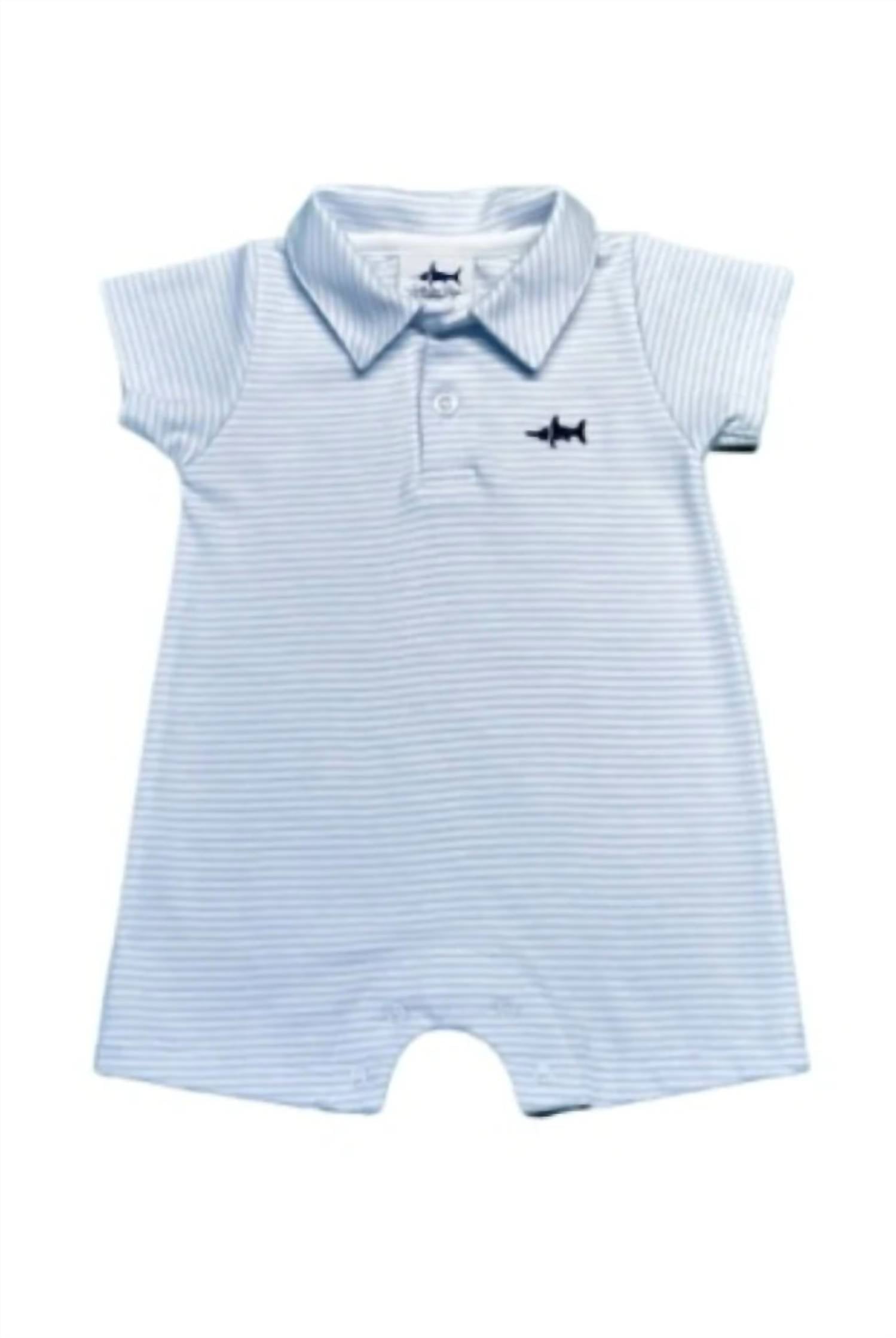 Saltwater Boys Co. - Boy's Signature Polo Romper