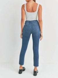 Just Black Denim - Clean Slender Straight Leg Jean
