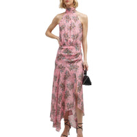 Veronica Beard - Women's Leia Silk Halter Maxi Dress