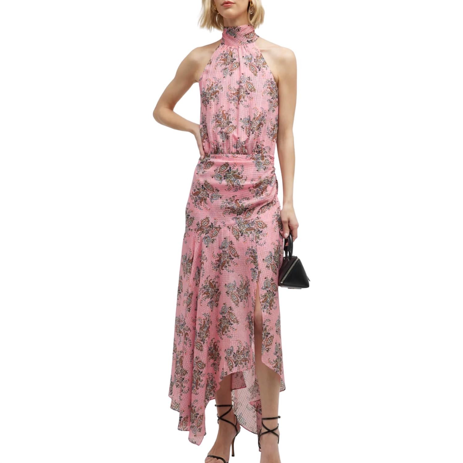 Veronica Beard - Women's Leia Silk Halter Maxi Dress