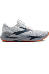 BROOKS Men's Adrenaline Gts 24 Running Shoes in white peacoat alloy - men's shoe - detail view