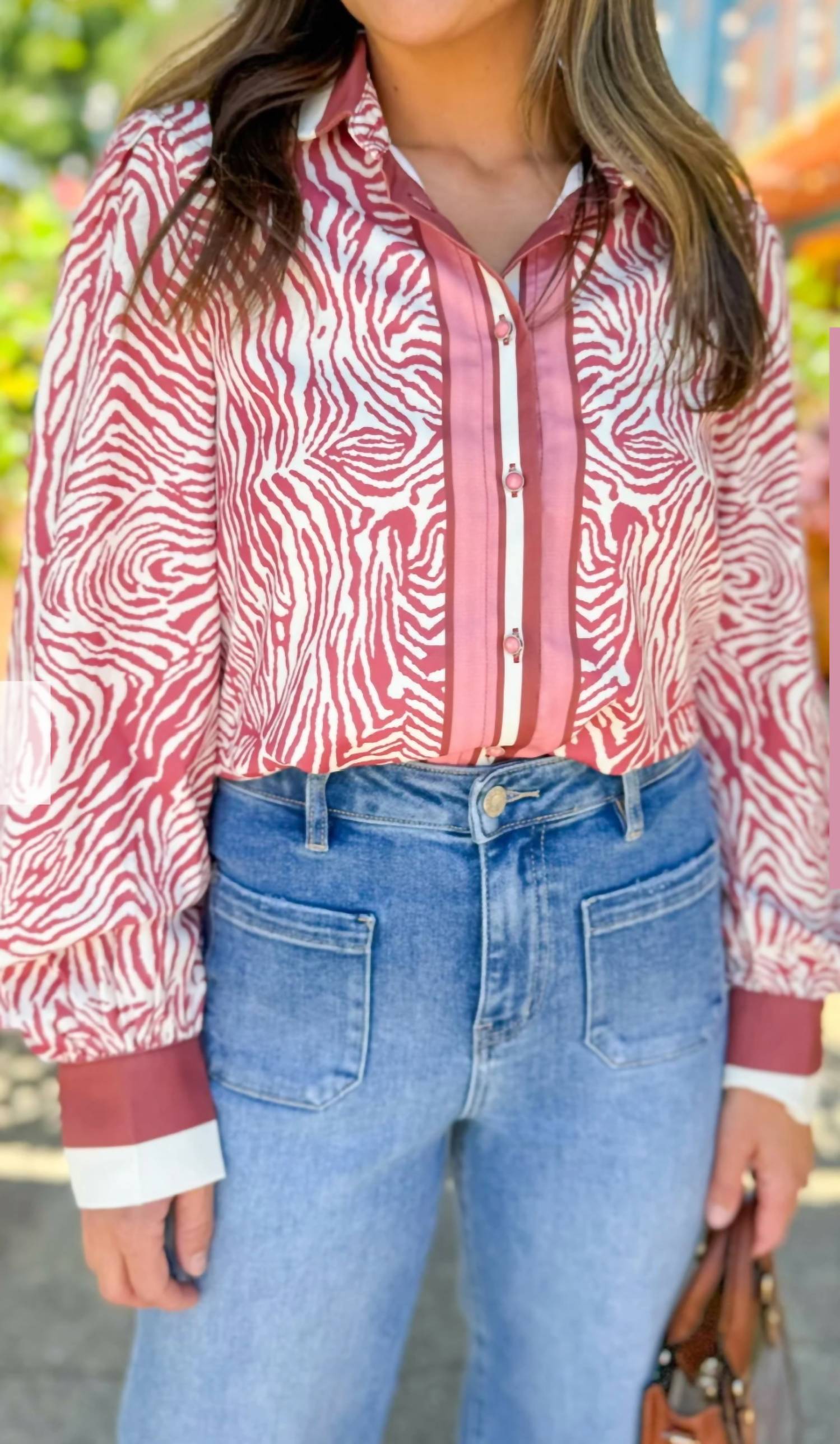 Joy Joy - Long Sleeve Blouse
