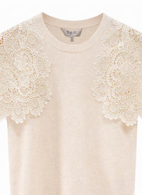Sea - Women's Sofia Embroidery Combo Sweater