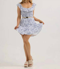 Wrangler - Women's Retro Smocked Mini Dress