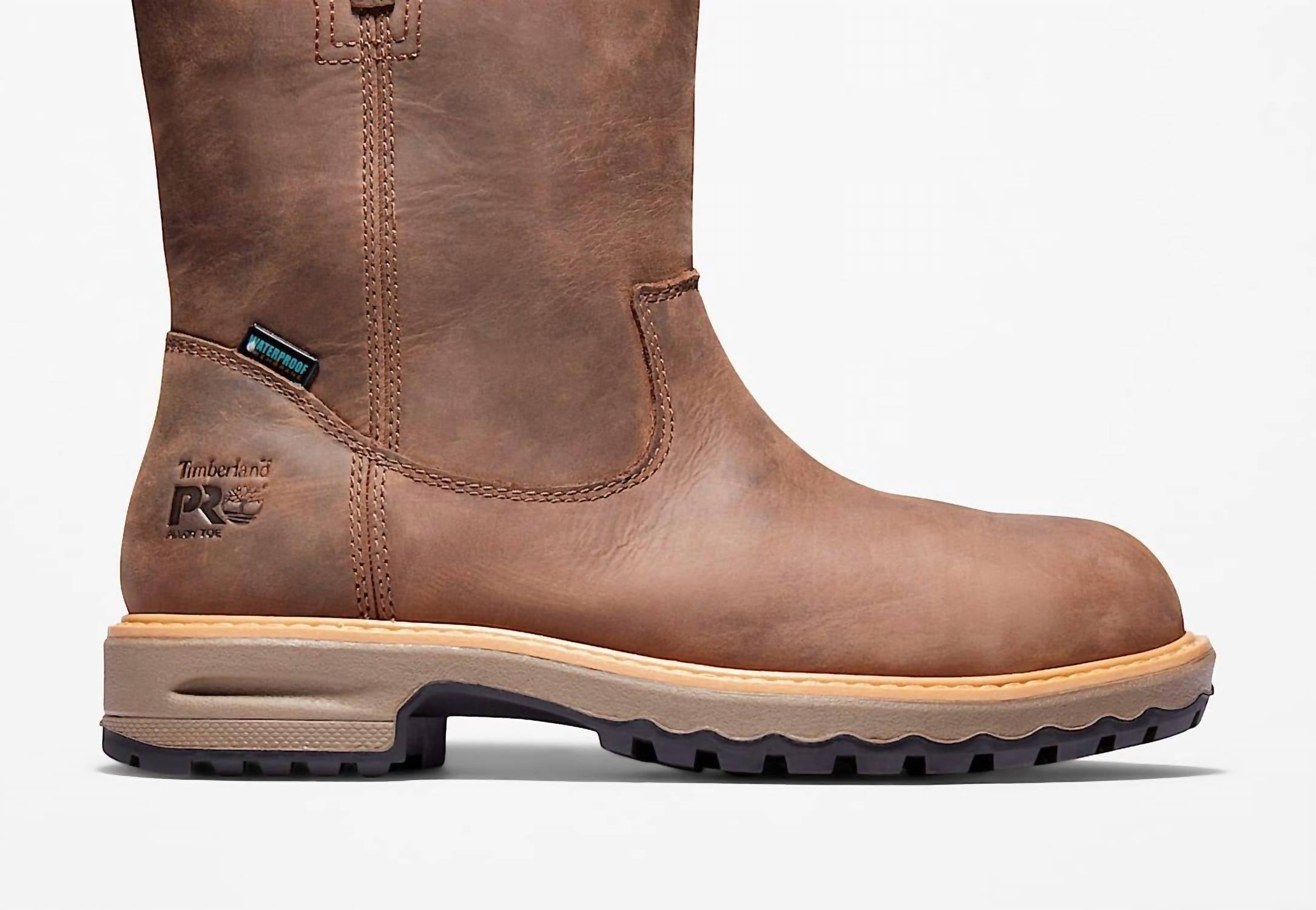 Timberland - Women's Ashlar Pull On Alloy Toe Waterproof Work Boots