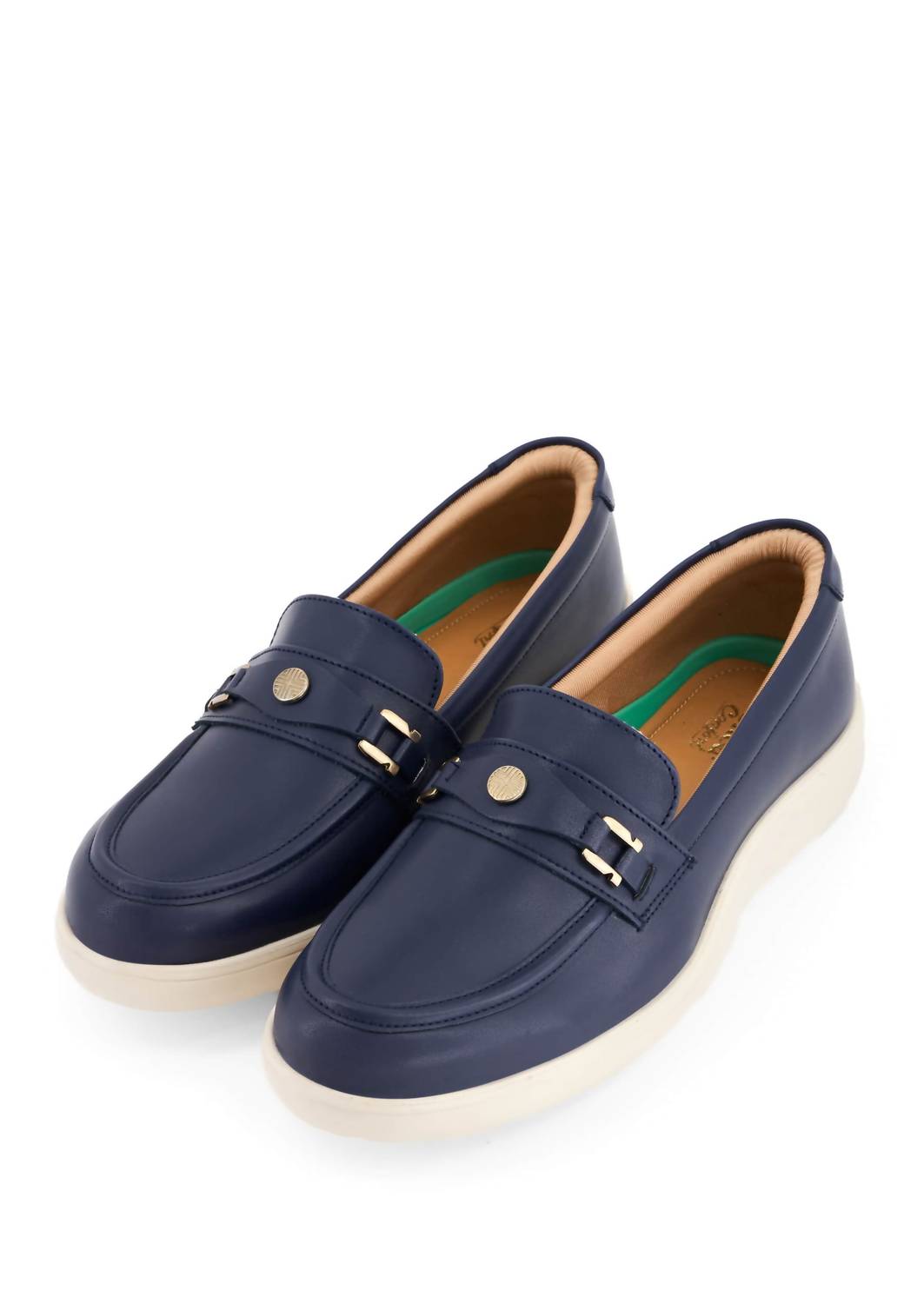 Andrea Women's Slip-on Loafer in navy blue - women's flats - view 4