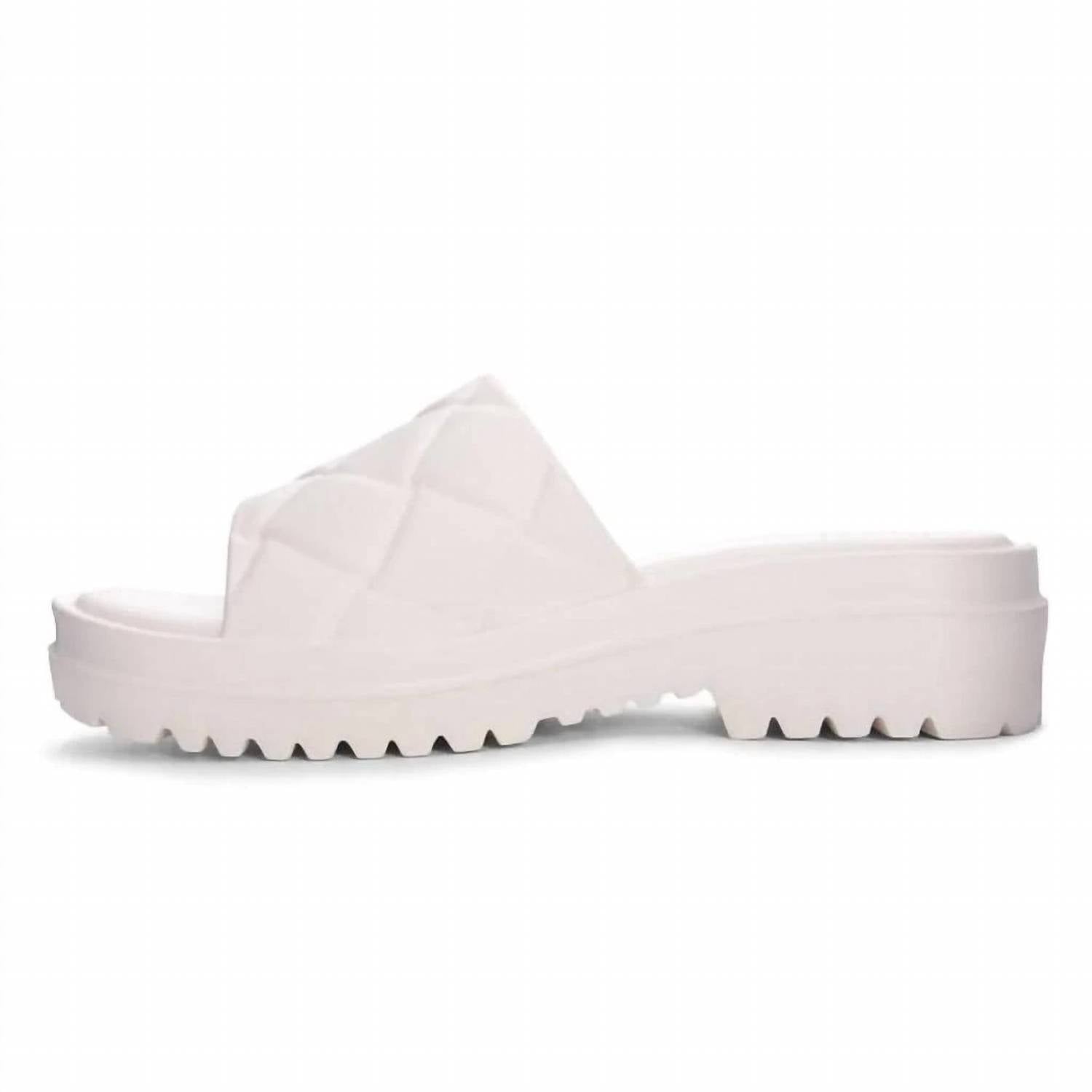 CHINESE LAUNDRY Women's Lightning Eva Sandals in cream - women's sandal - detail view