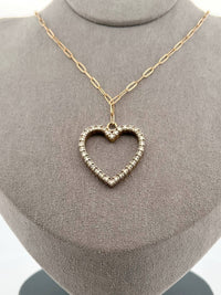 Love Love Tennis - Women's Diamonds Galore Heart Necklace