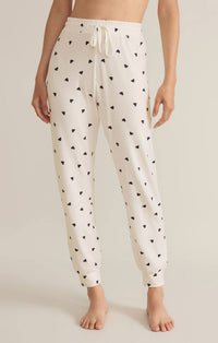 Z Supply BABY LOVE JOGGER in ivory - women's pants