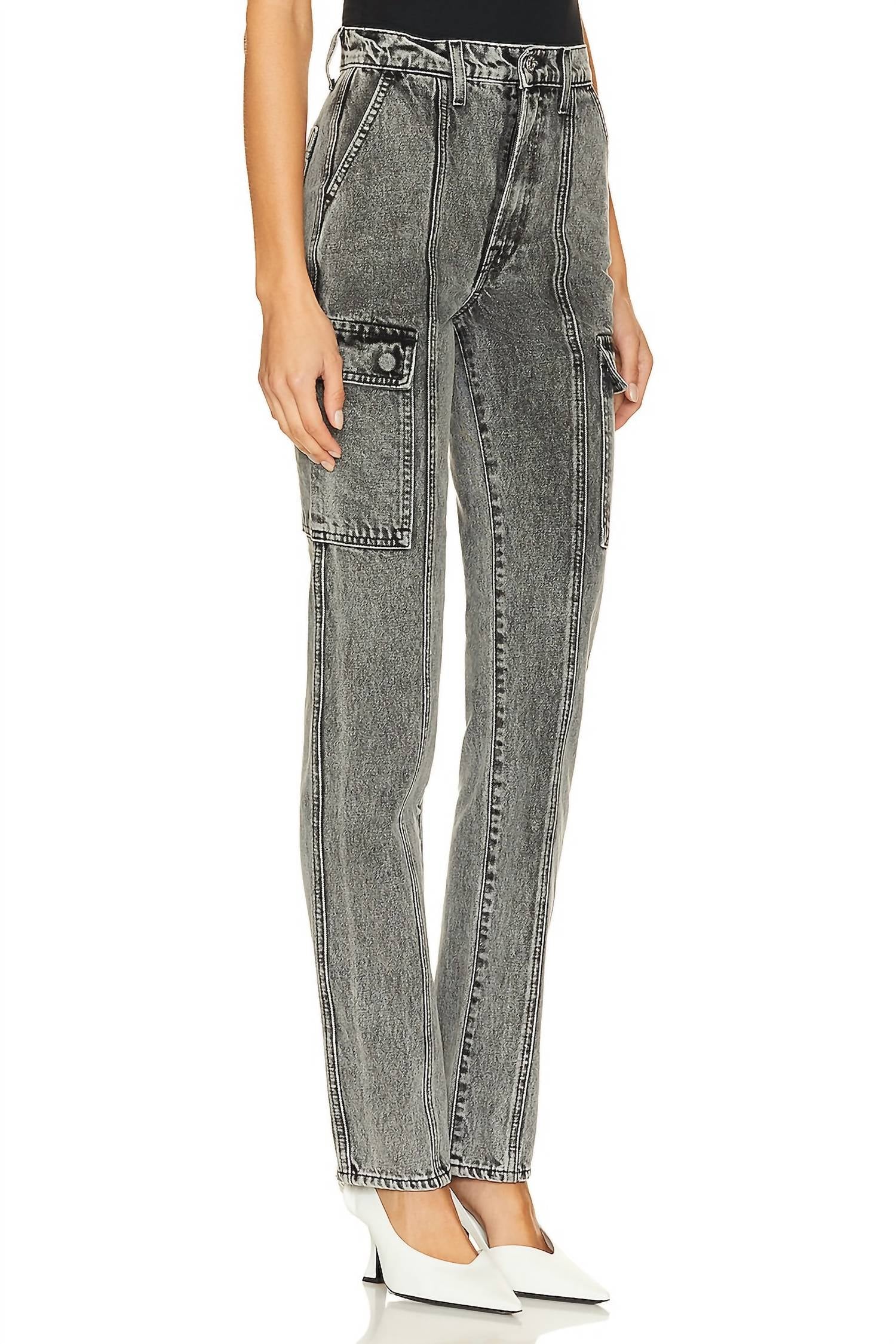 Grlfrnd - Harper Slim Cargo Jeans