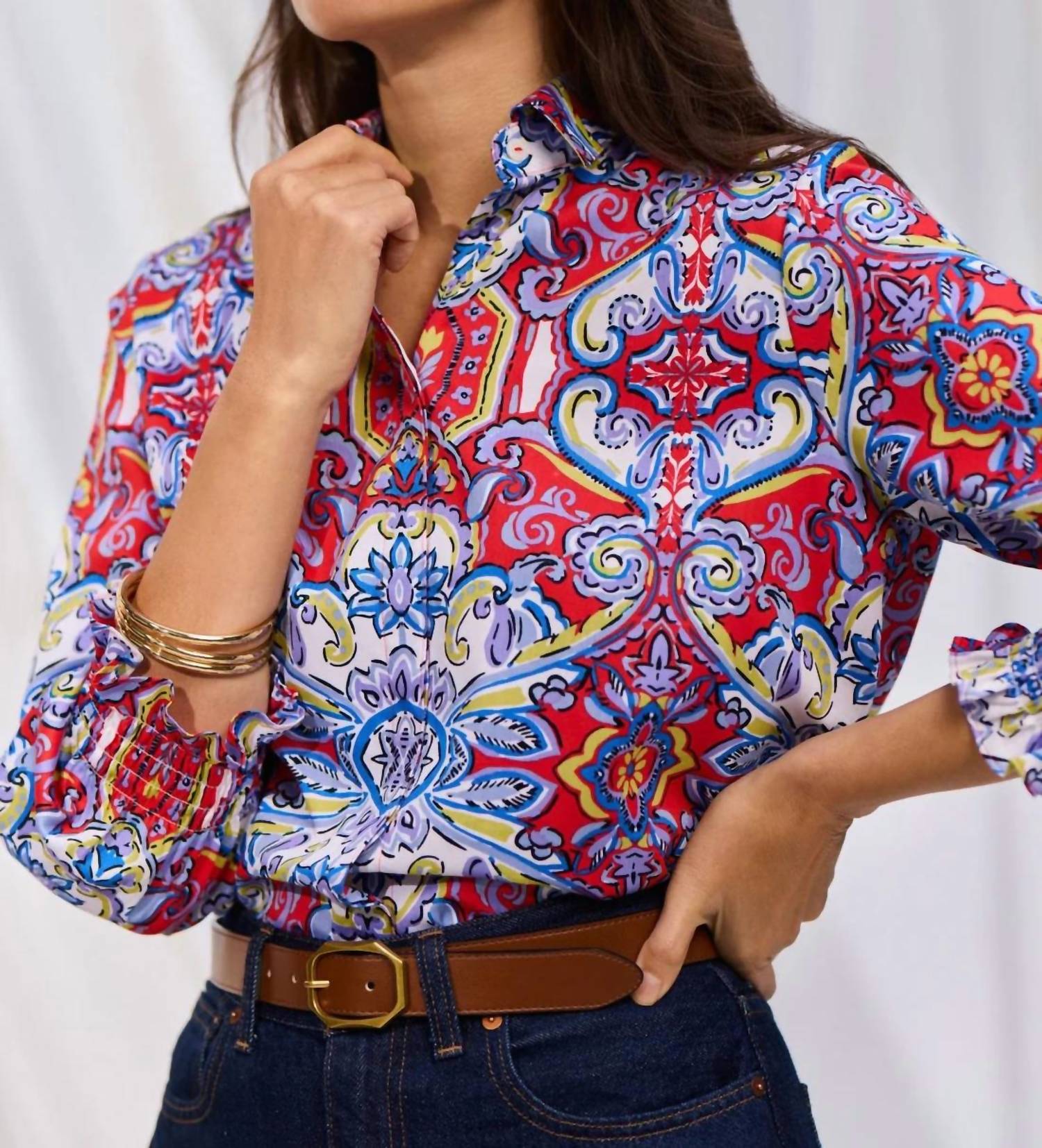 Foxcroft - Olivia Floral Shirt