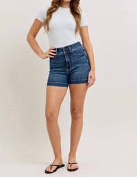 Judy Blue - High Waist Tummy Control Slim Denim Short