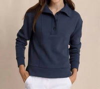 Southern Tide - Tonya Button Mock Pullover