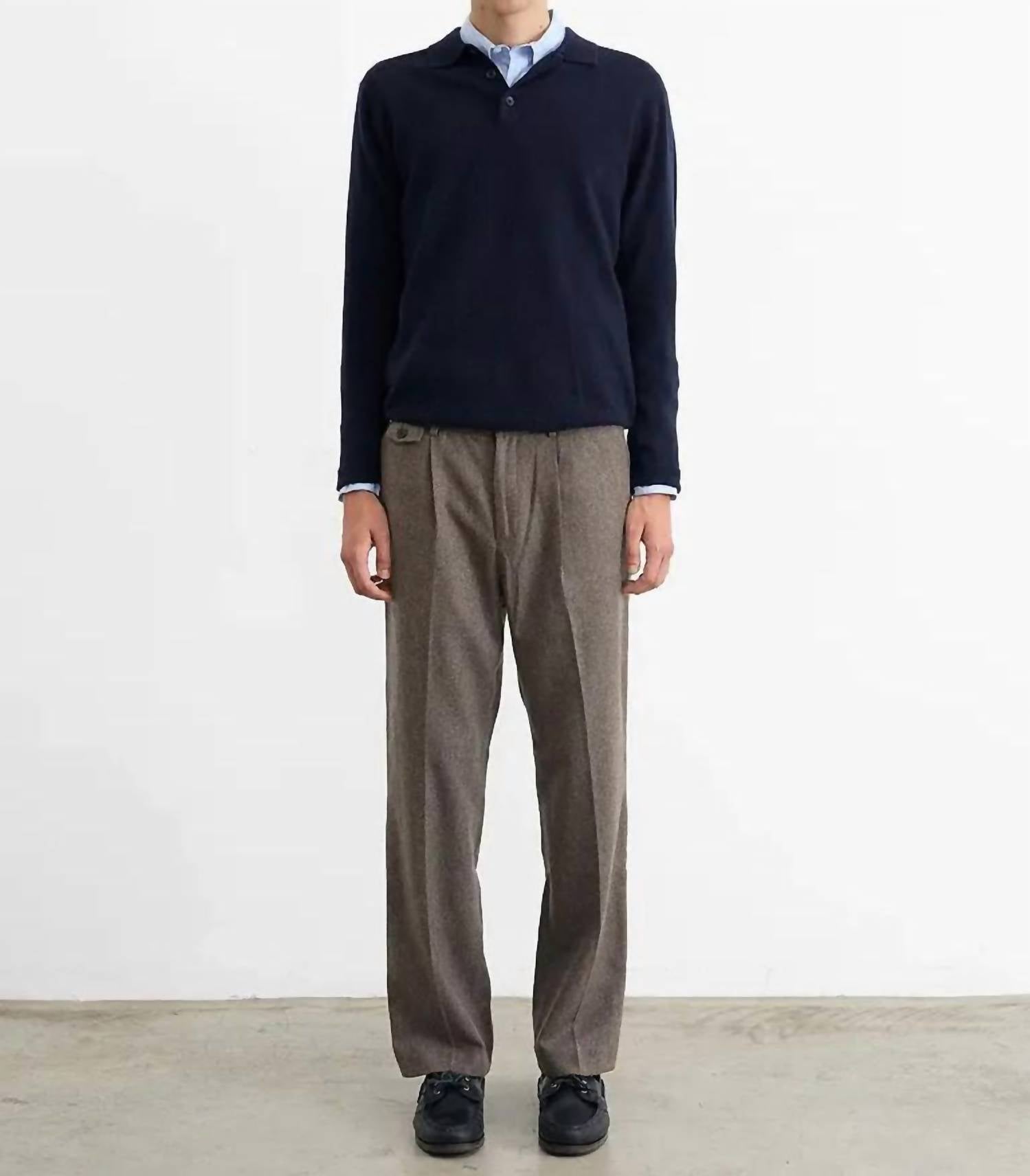 Edmmond Studios - Men's Wool Polo Top