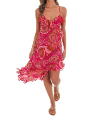 Dress Forum - Women's Sunset Muse Ruffle Midi Dress