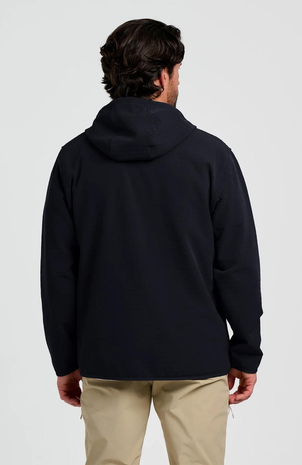 Free Fly - Men' Gridback Fleece Anorak Hoodie