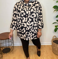 Umgee - Leopard Tiered Top