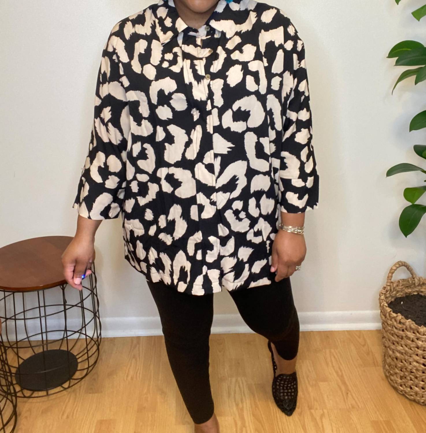 Umgee - Leopard Tiered Top