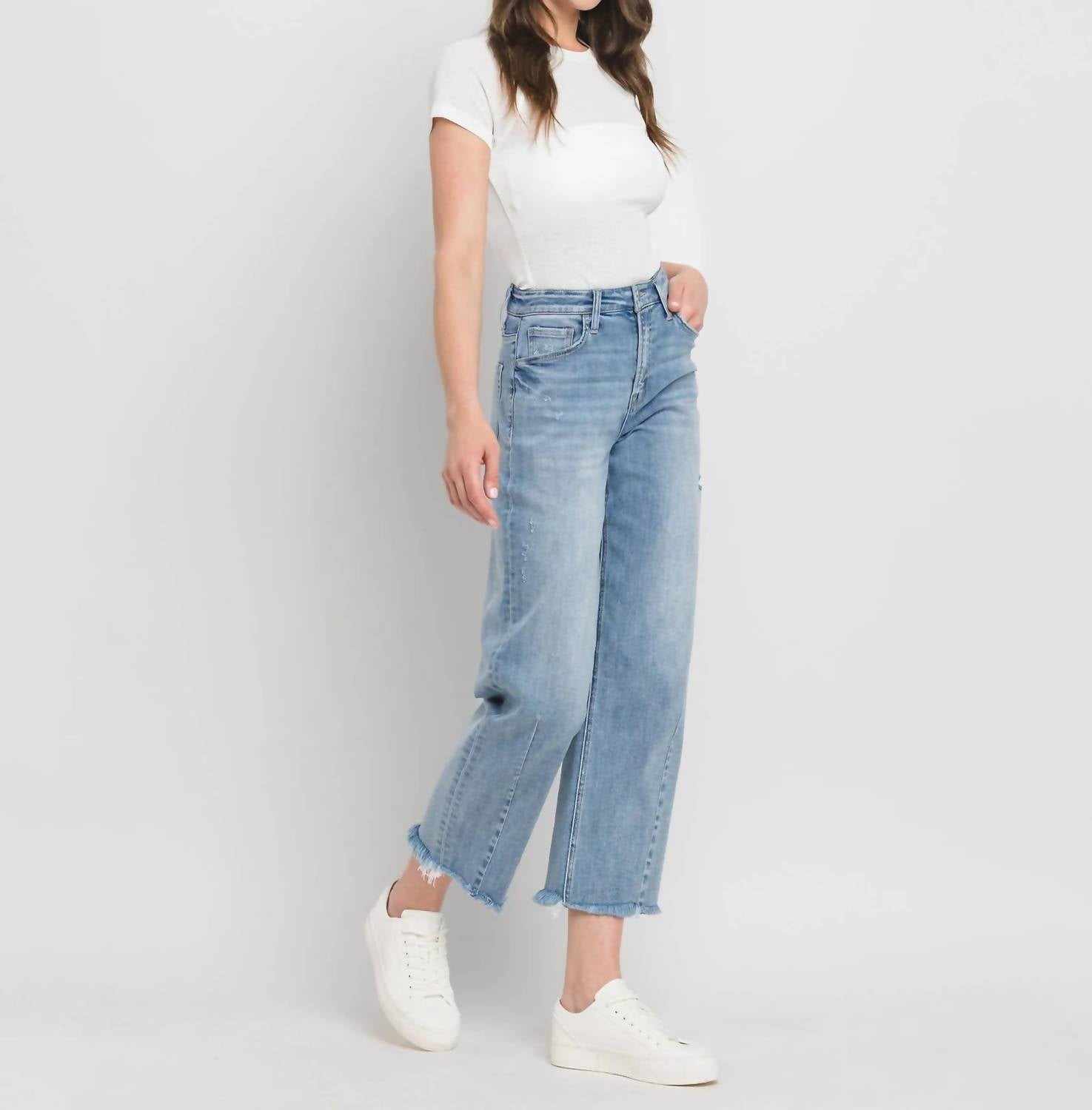 Flying Monkey - High Rise Barrel Jeans