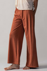 Urban Daizy - Vintage Wash Cotton Flare Yoga Pants