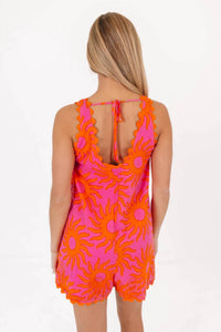 J.Marie - Women's The Mara Ric Rac Romper