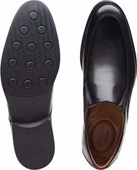 Clarks Men's Whiddon Step Shoe in black - men's shoe - alternate view