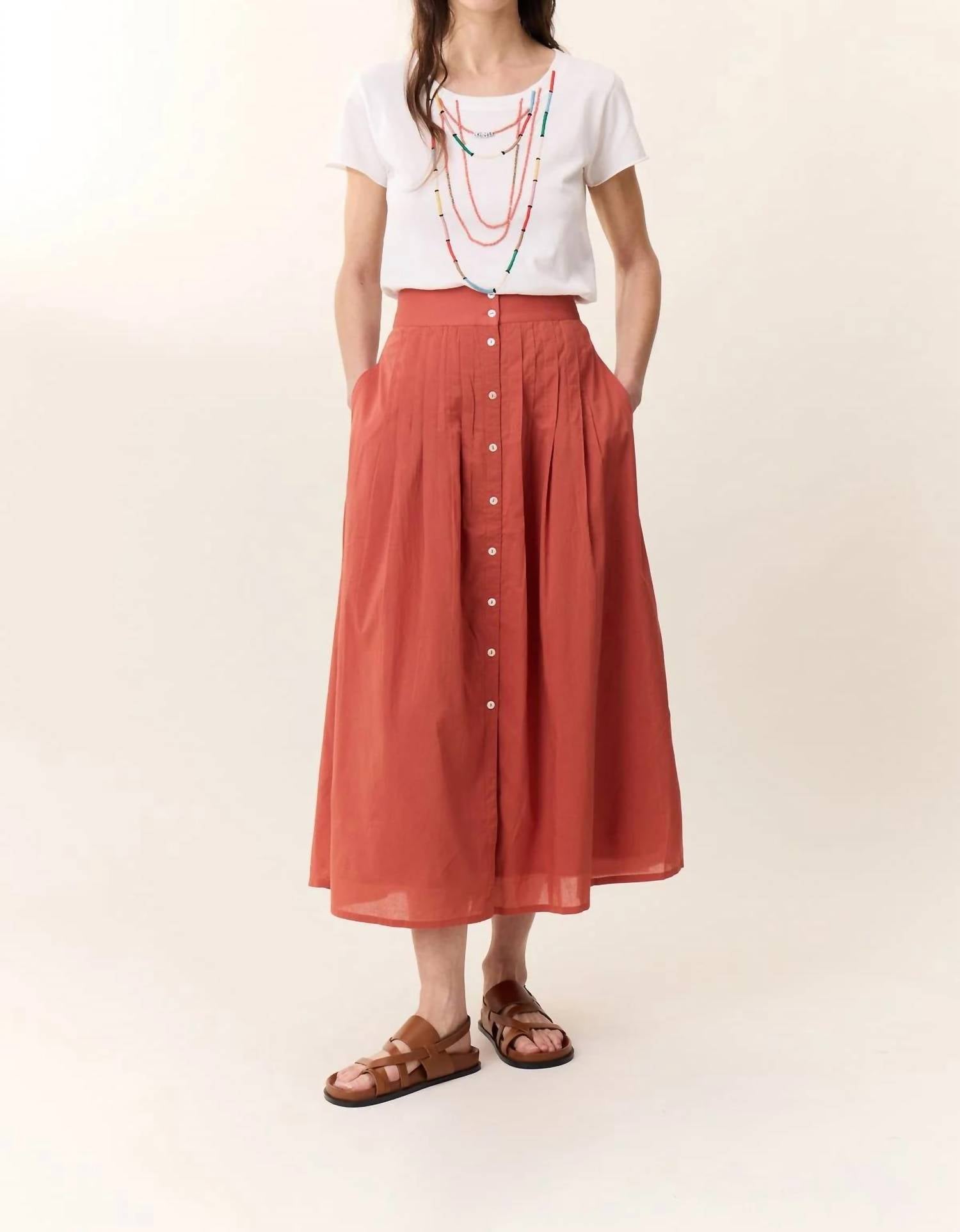 Leon & Harper - Joni Pleat Skirt