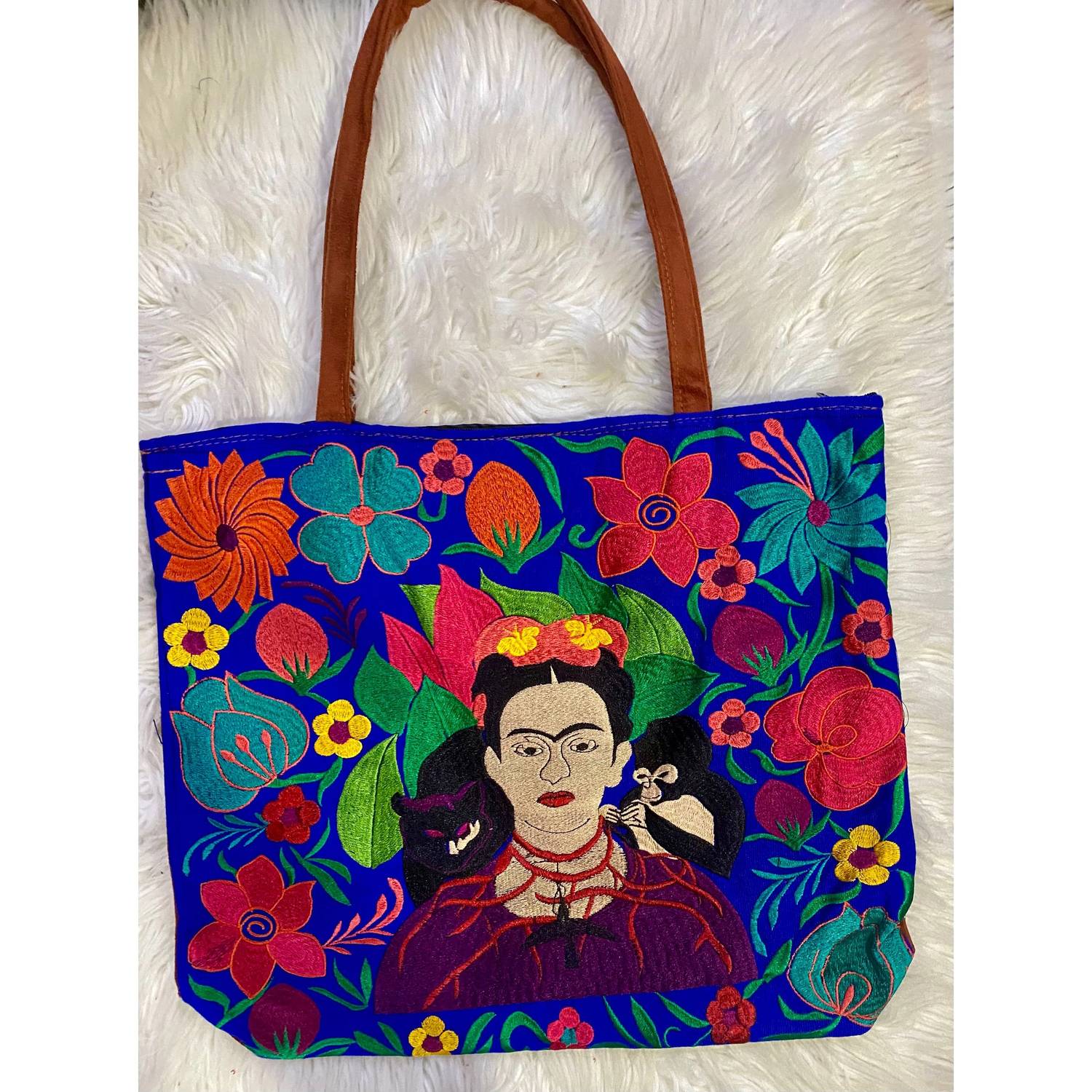 Pichincha - Frida Embroidered Tote Bag