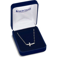 Montana Silversmiths - Women's Lean On Me Crystal Cross Necklace