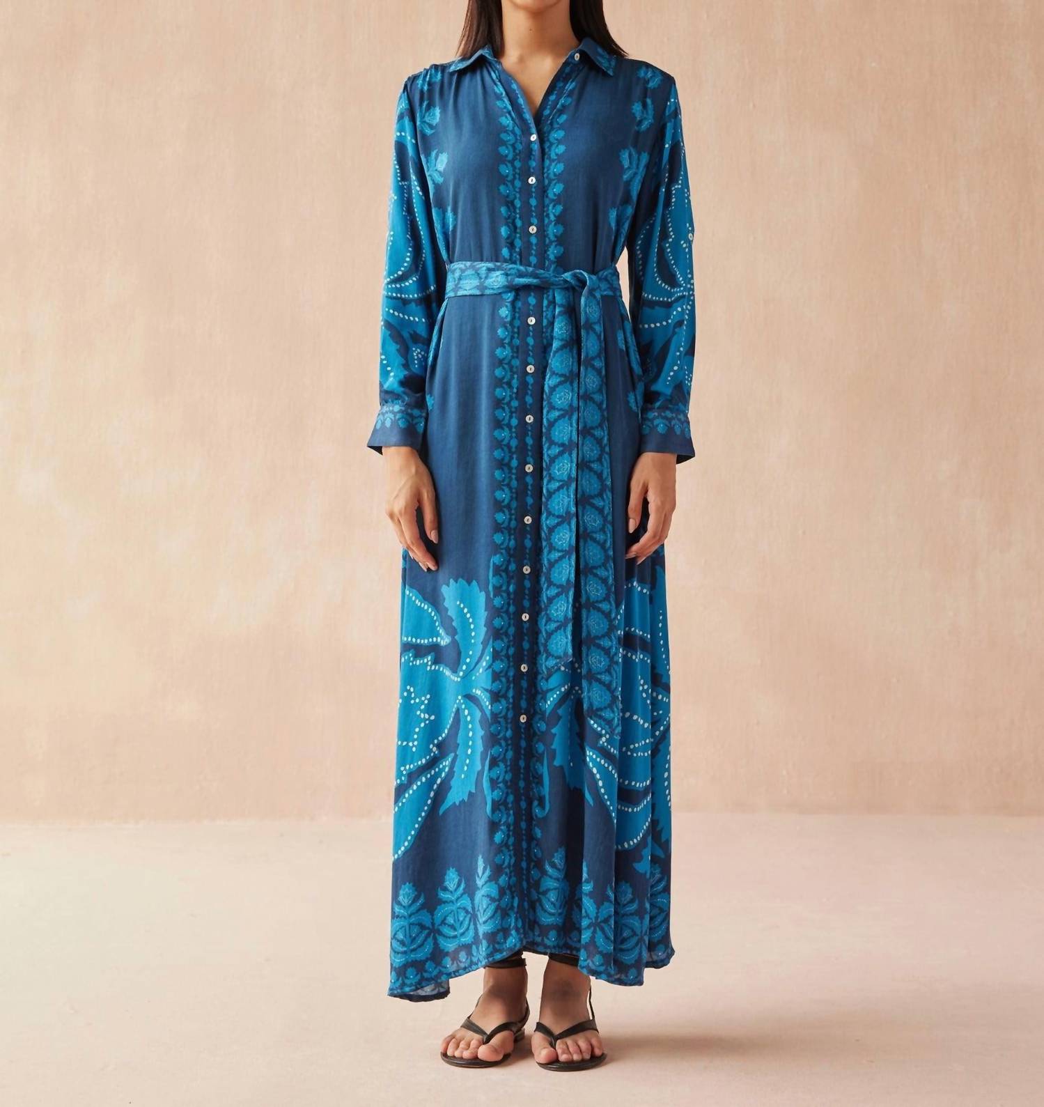 OMIKA Emma Maxi Dress in nikita atlantic - women's dress