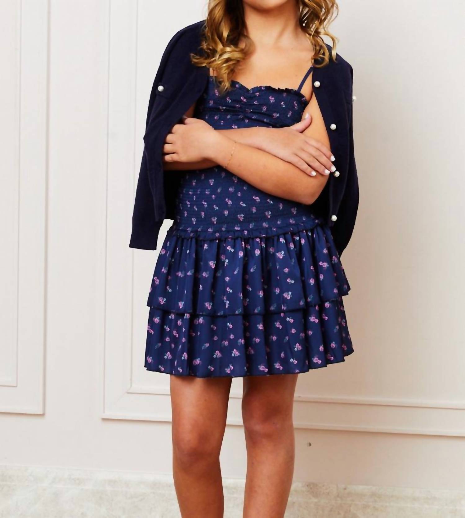 Theme - Lola Smocked Ruffle Dress