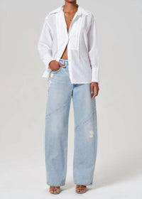 Citizens Of Humanity - Ayla Swirl Baggy Cuffed Jeans