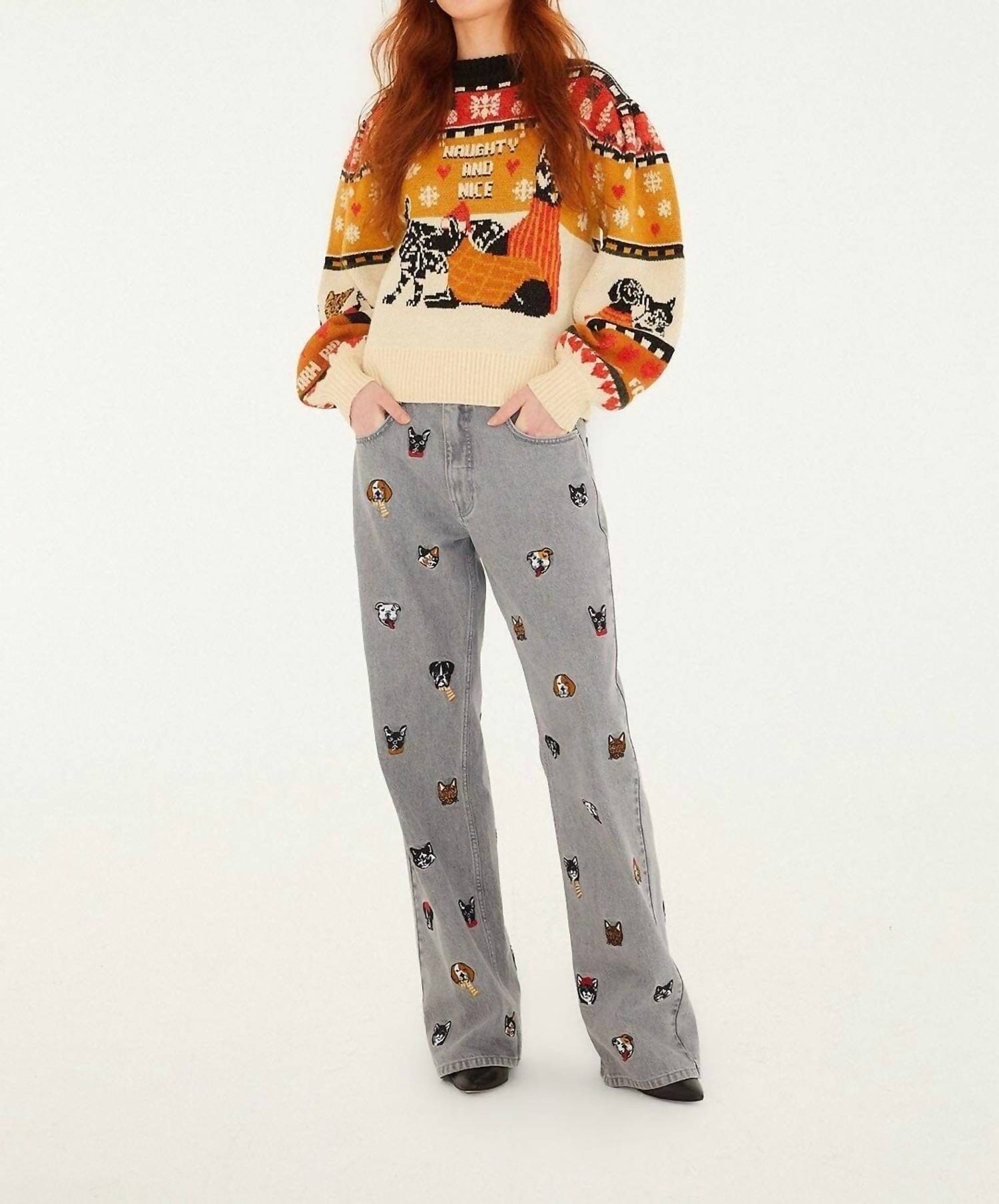 Farm Rio - Naughty Nice Sweater