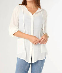 Coco + Carmen - Shari Lightweight Hooded Top