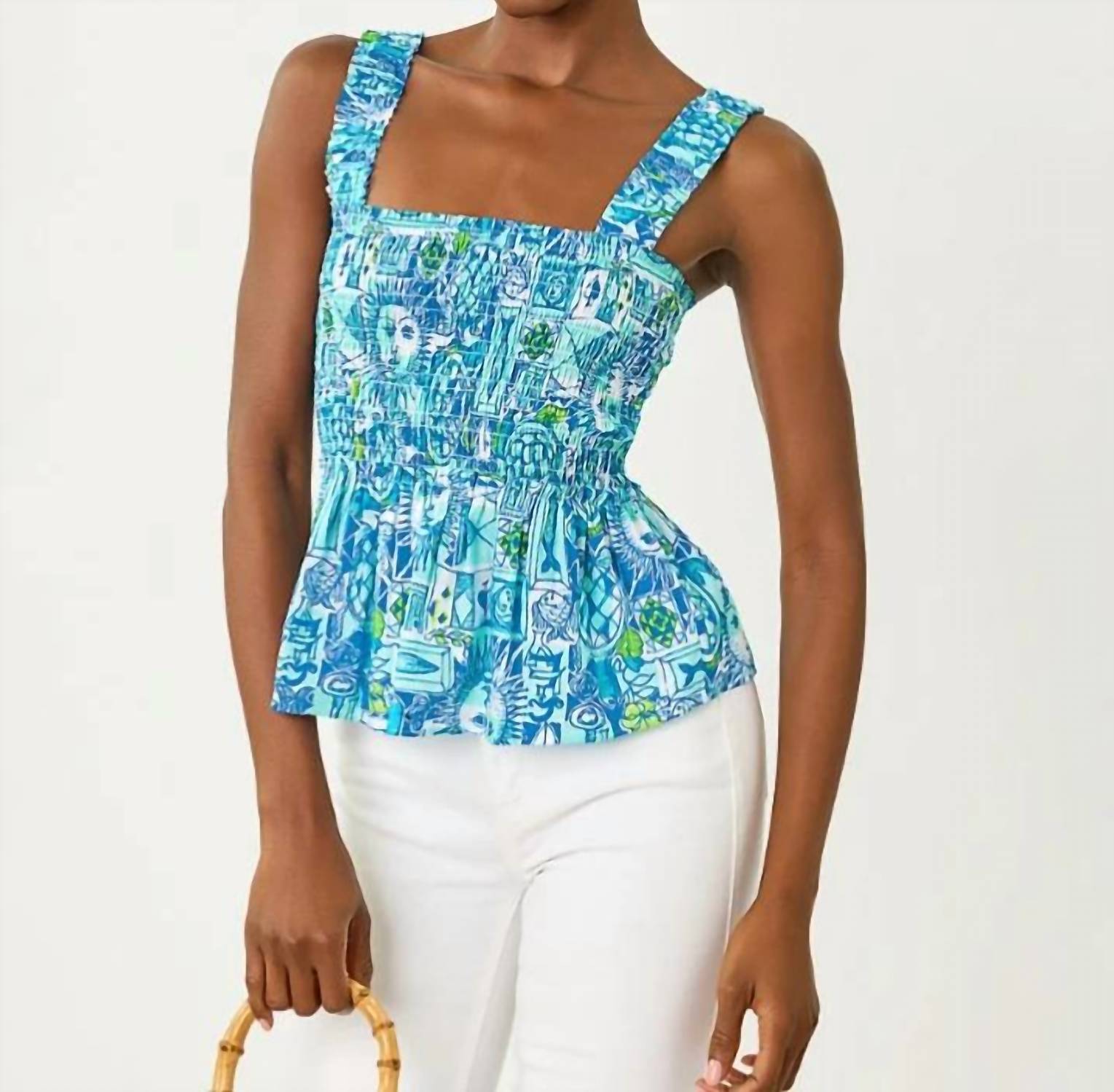 Lilly Pulitzer - HADLY SMOCKED TOP