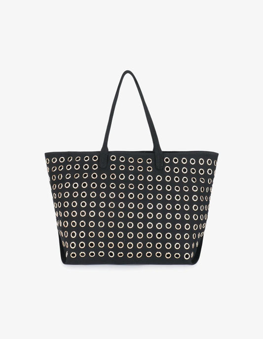 Remi/Reid - Women's Eliana Grommet Canvas Tote Bag