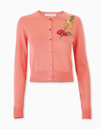Chiara Boni - Floral Embroidered Cardigan