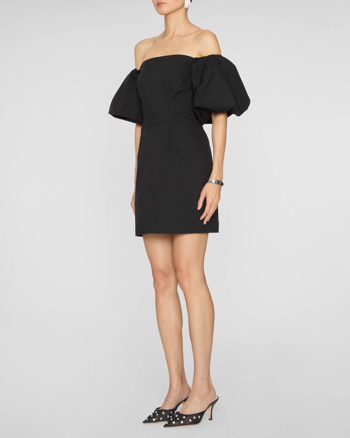 Caroline Constas - Rebekah Bubble Sleeve Mini Dress