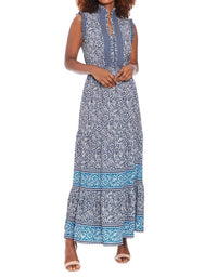 Maggy London - Floral Print Maxi Dress