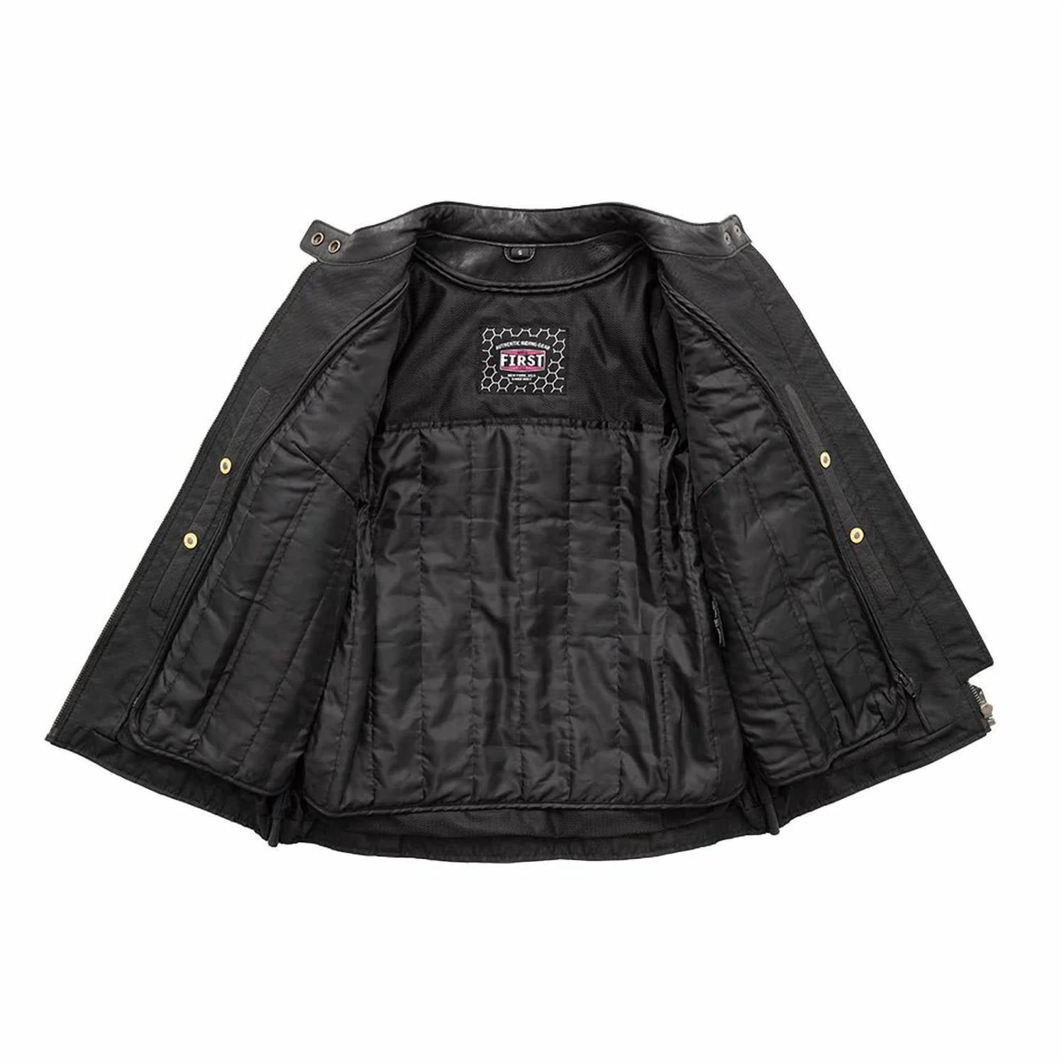 First Mfg Co. - Jewel Motorcycle Leather Jacket
