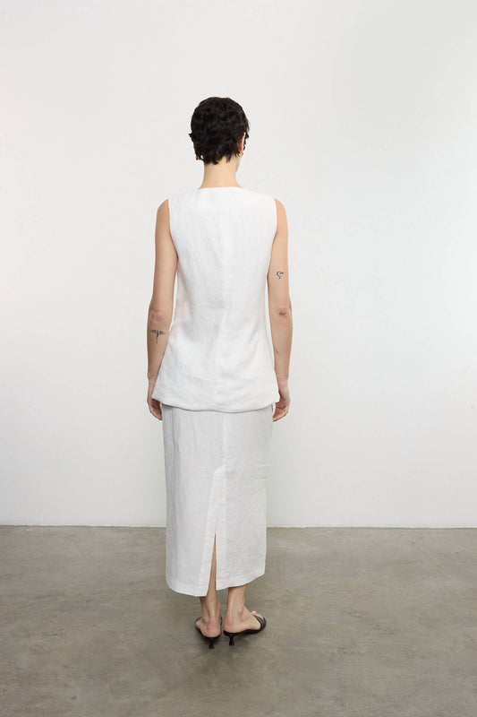 Enza Costa - LINEN PENCIL SKIRT
