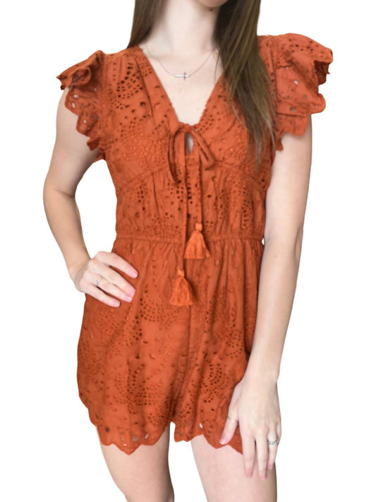 Jacquie The Label - Eyelet Romper