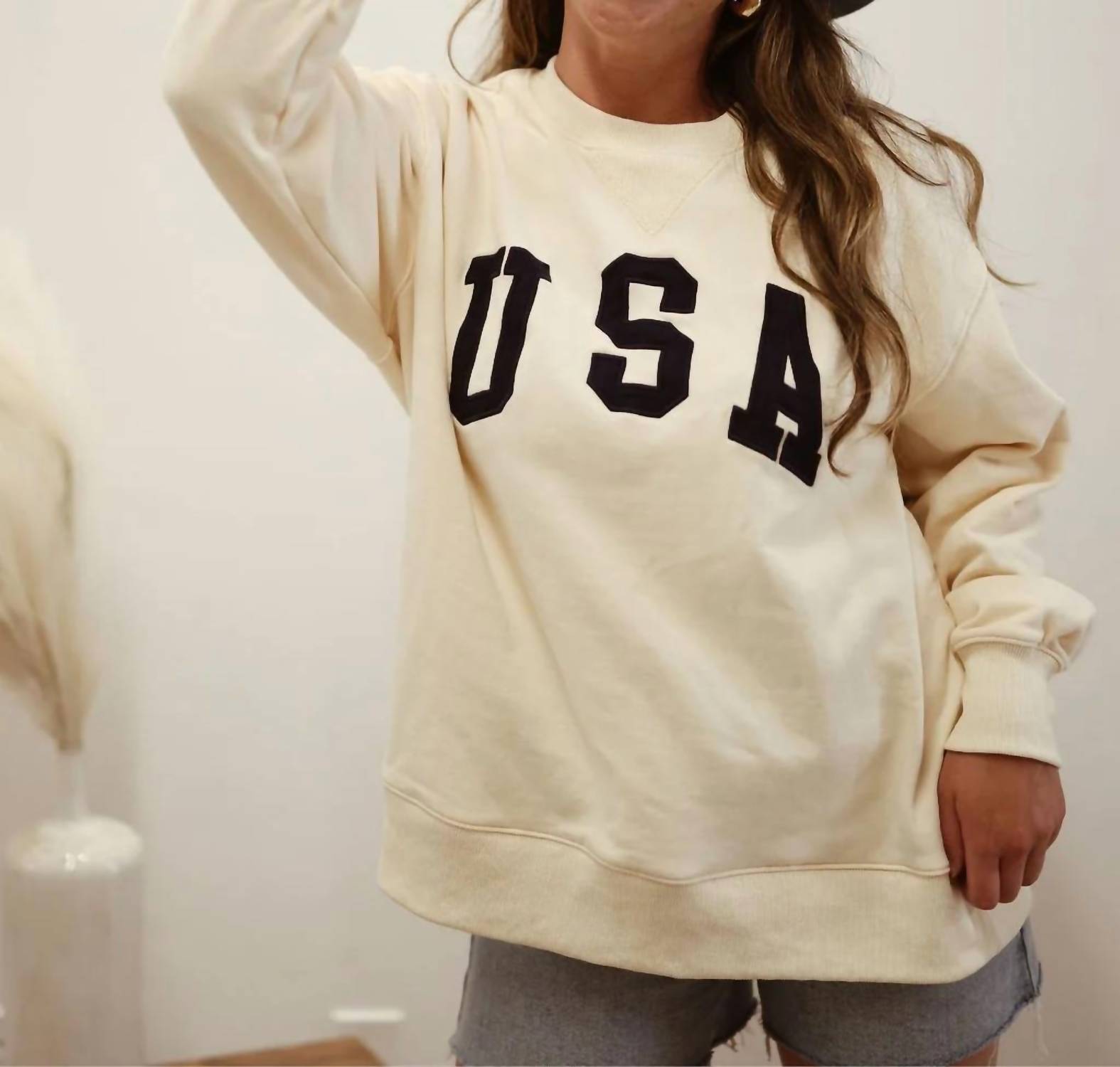 By Together - Usa Crewneck Pullover Sweatshirt