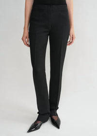 TOTEME Low Waist Cigarette Trouser in black - women's pants