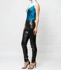 Solgo Atelier - Yera Silk Color Block Top