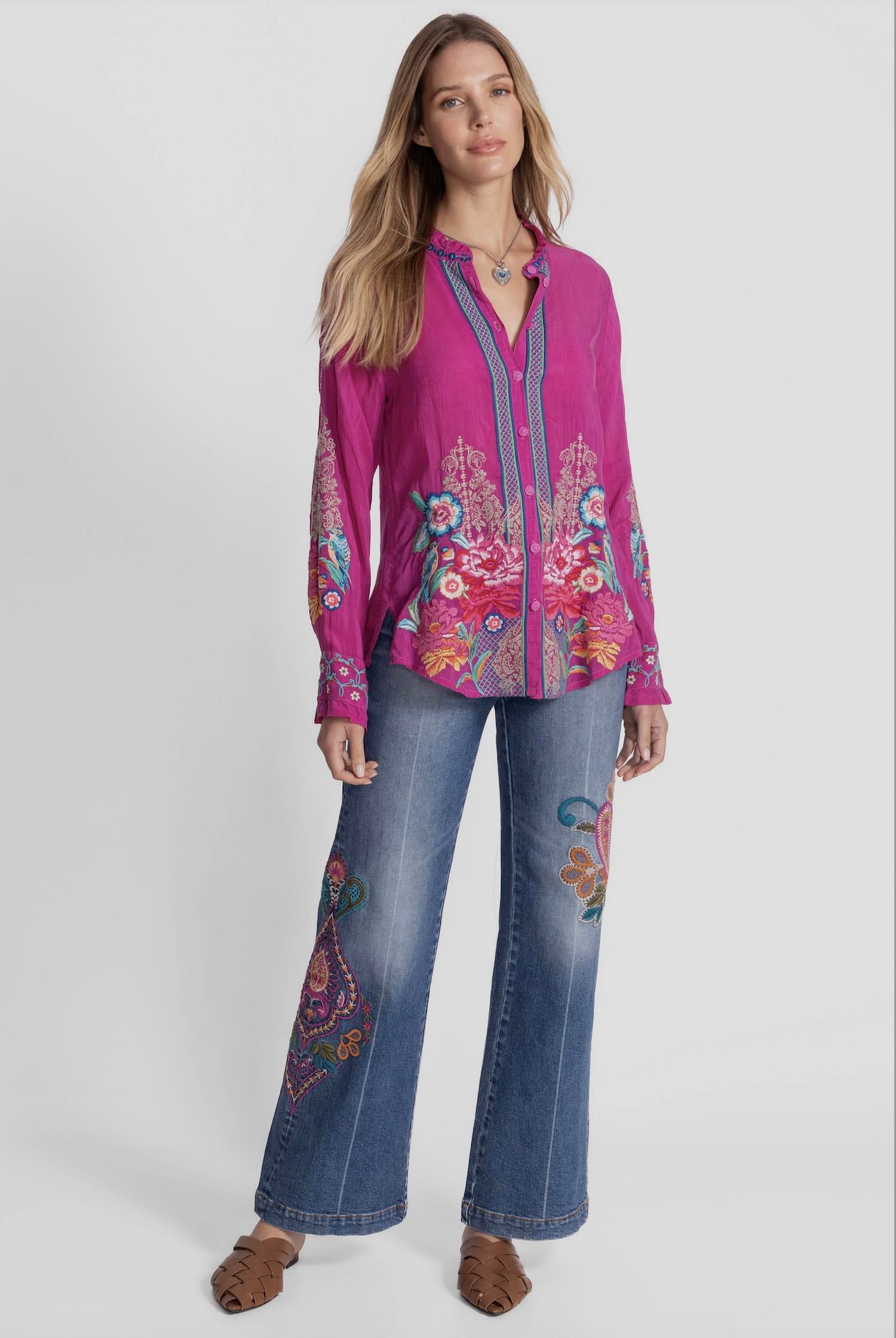 Johnny Was - Amyle Button Down Shirt